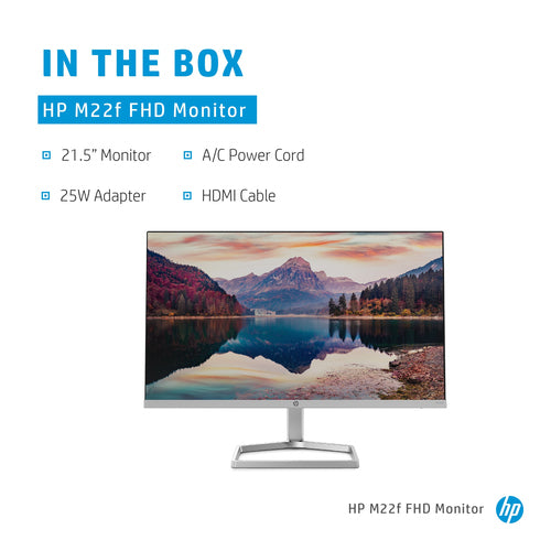 HP M22f computer monitor 54.6 cm (21.5 HP M22f computer monitor 54.6 cm (21.5